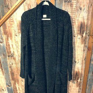 Chenille Oversized Cardigan Long